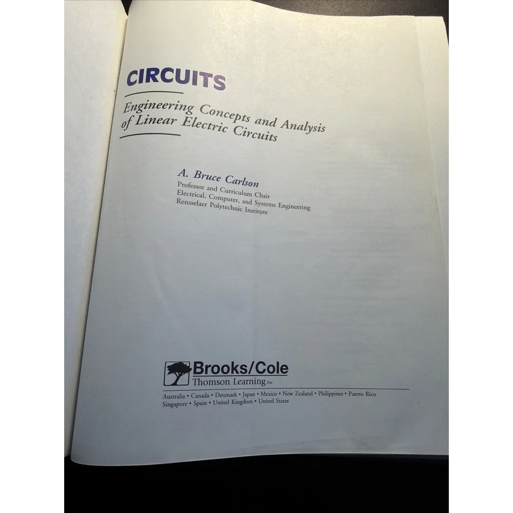 Circuits : Engineering Concepts and Analysis of Linear Electric Circuits by...